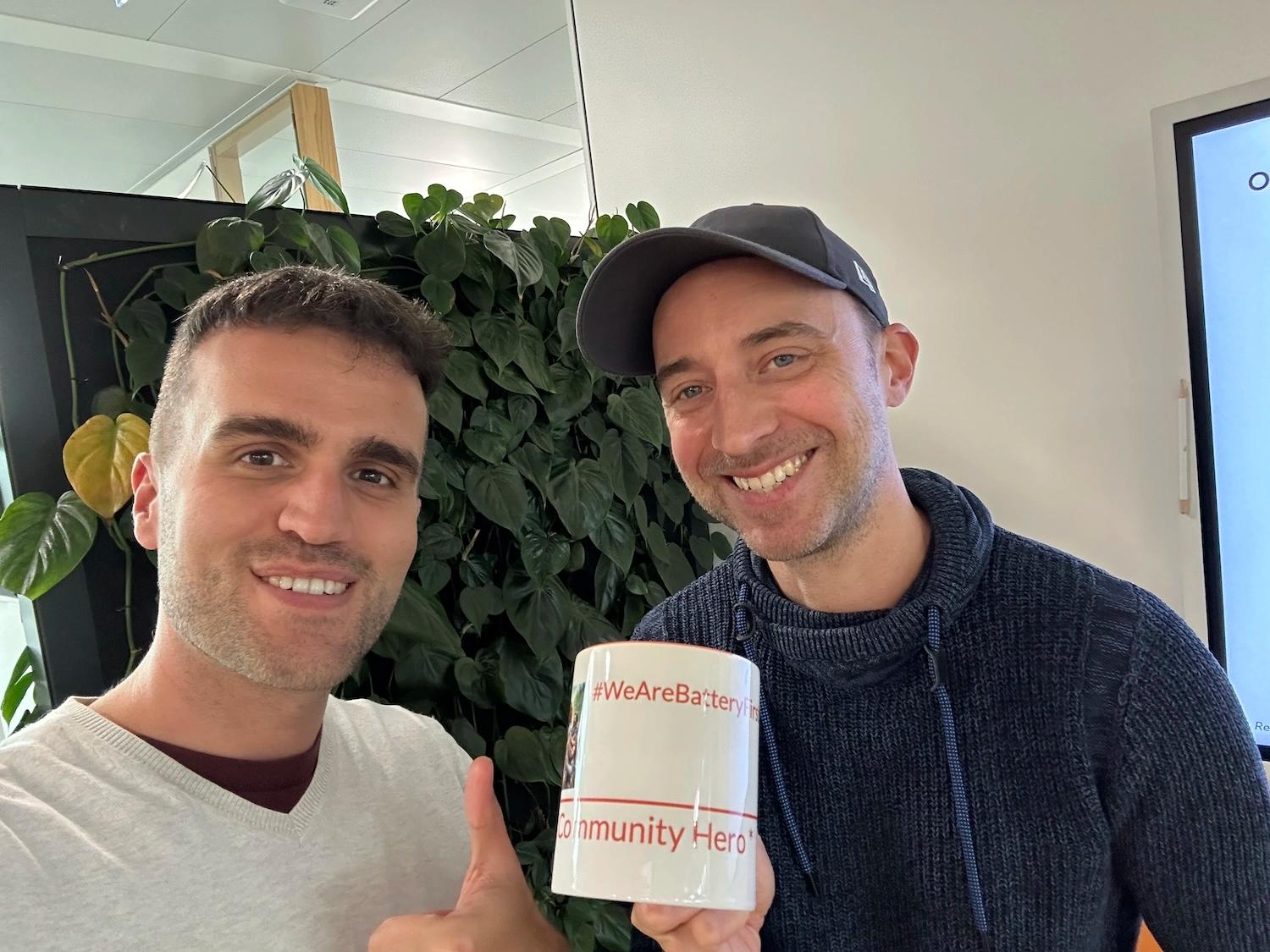 Tobias Schmidt speaking at WeAreBattery First Community @ STIHL 2024