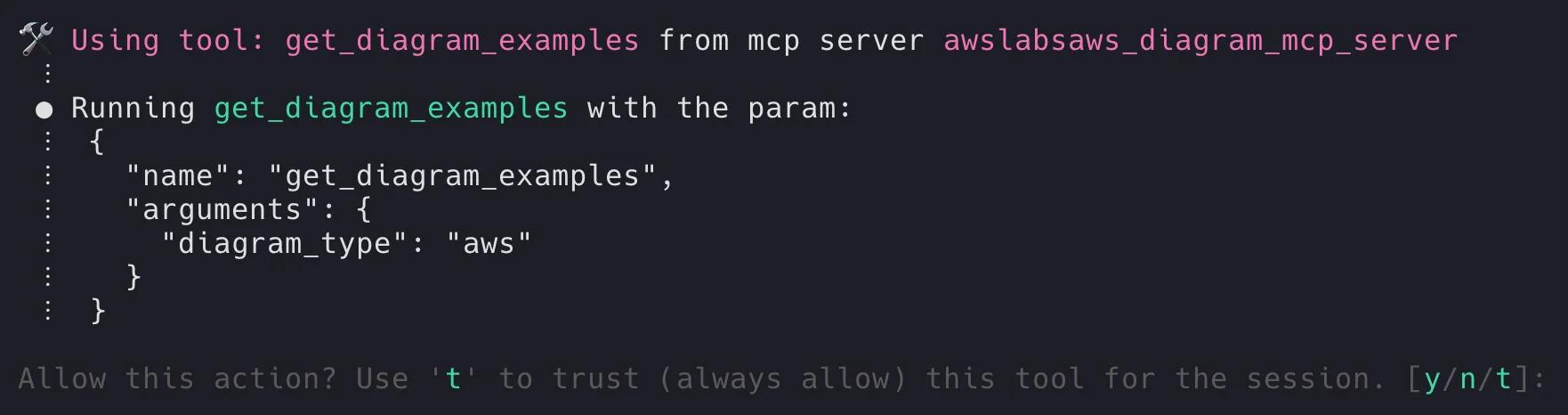 Q asking for confirmation of MCP calls