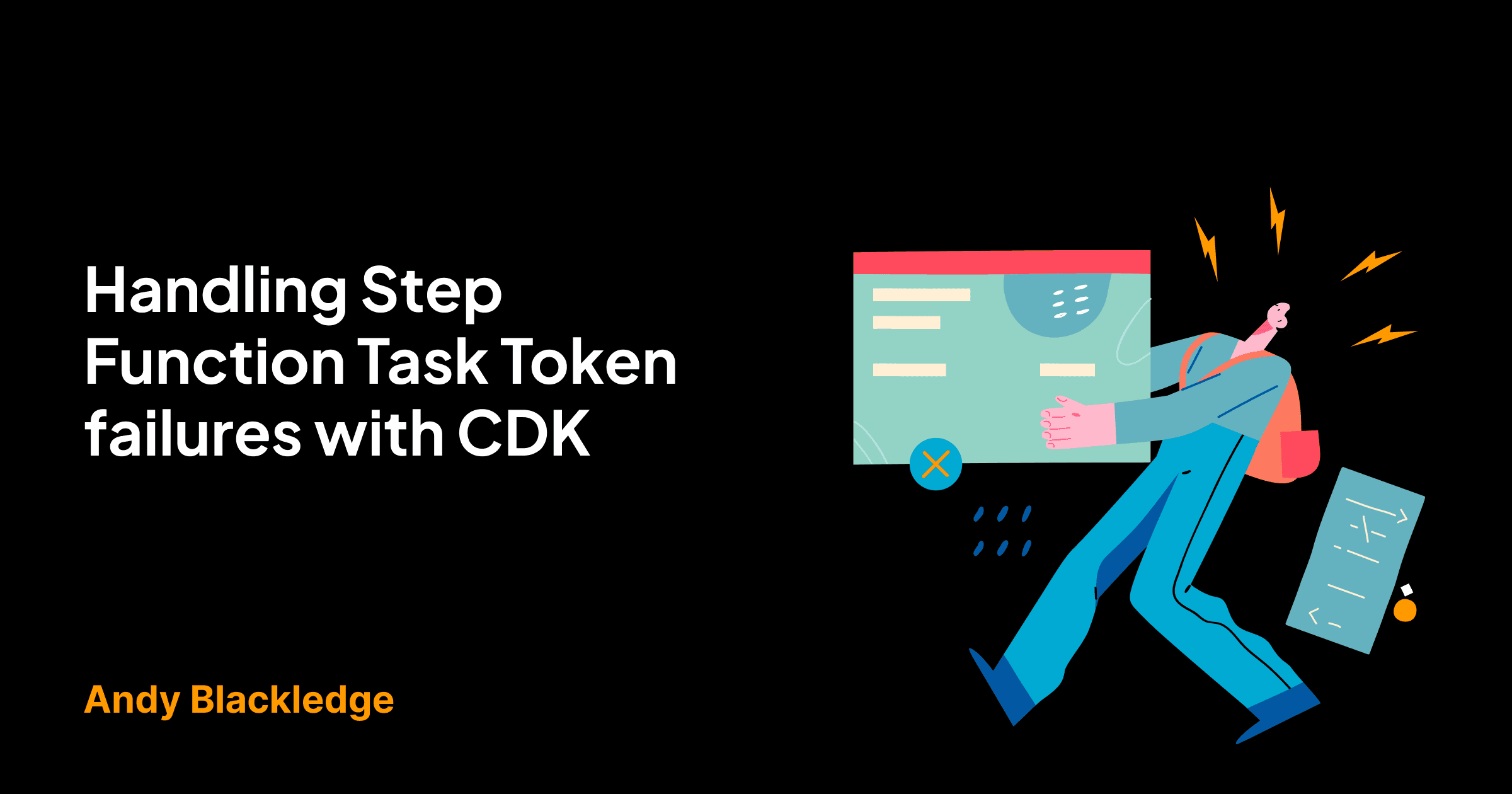 Handling Step Function Task Tokens failures with CDK