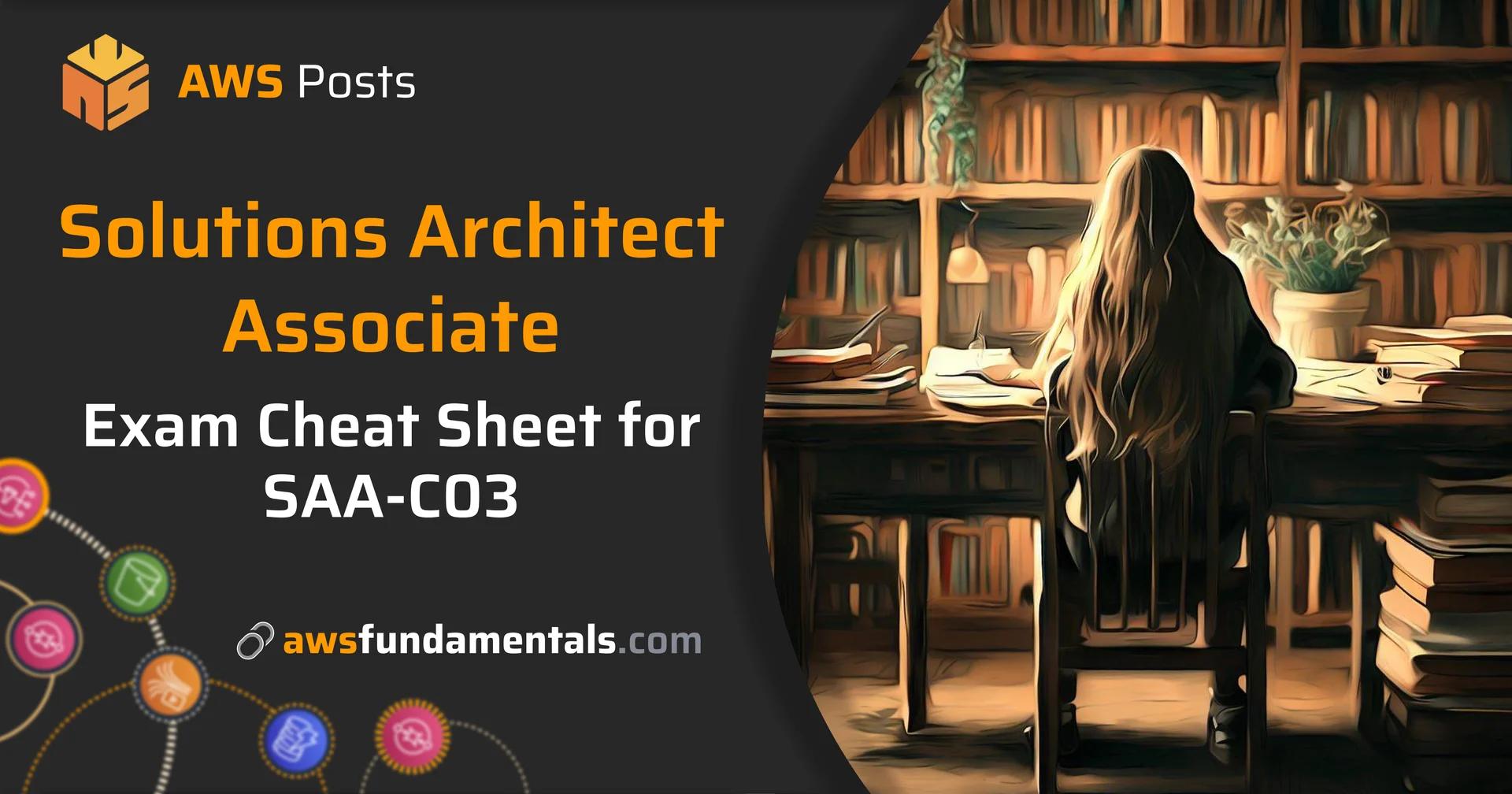 Solutions Architect Associate Exam Cheat Sheet