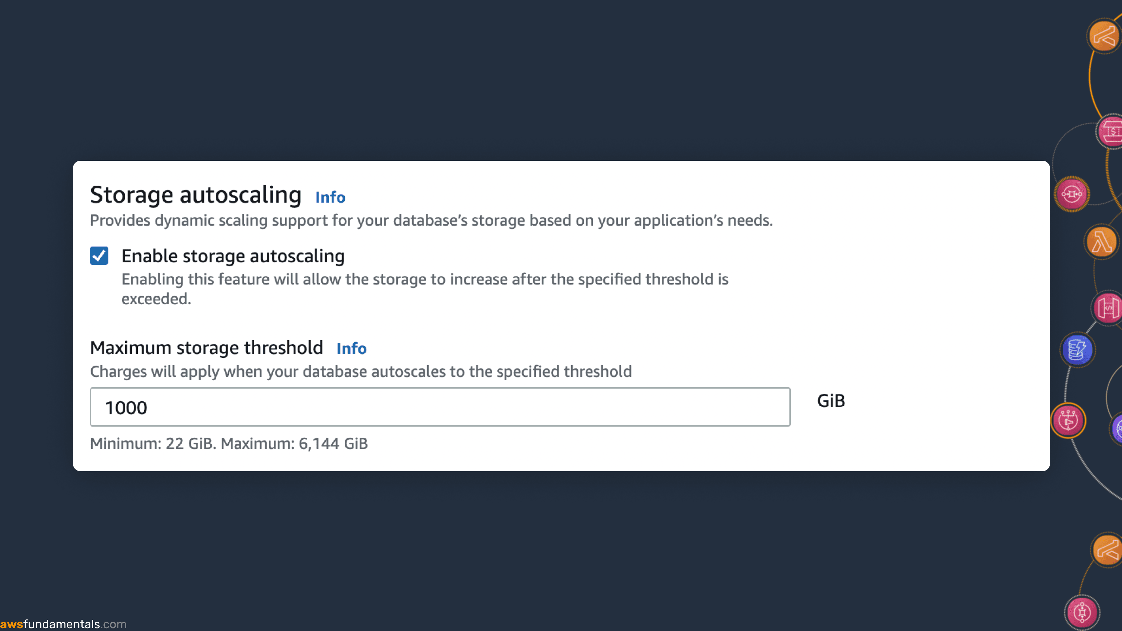 AWS RDS Storage Autoscaling