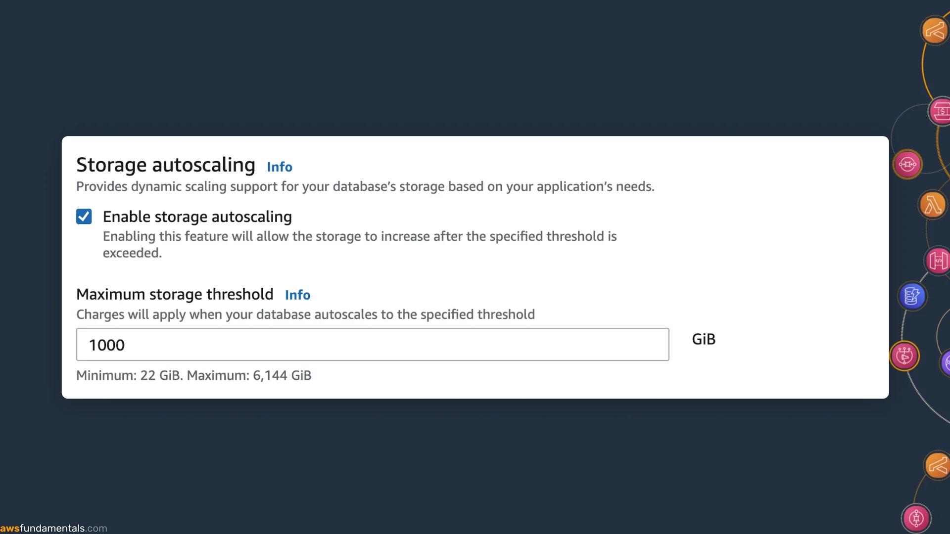 AWS RDS Storage Autoscaling