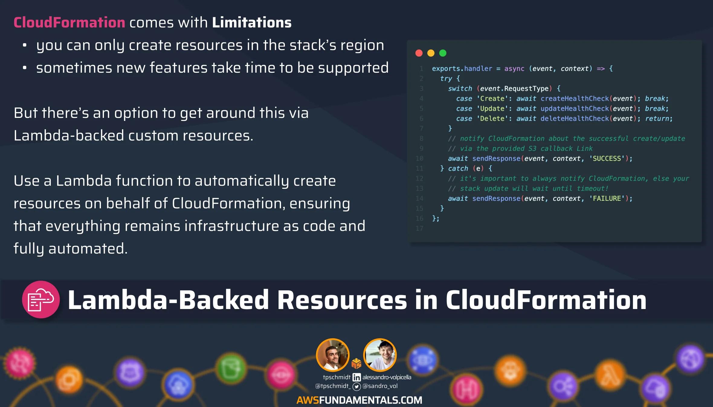 CloudFormation Lambda-Backed Resources