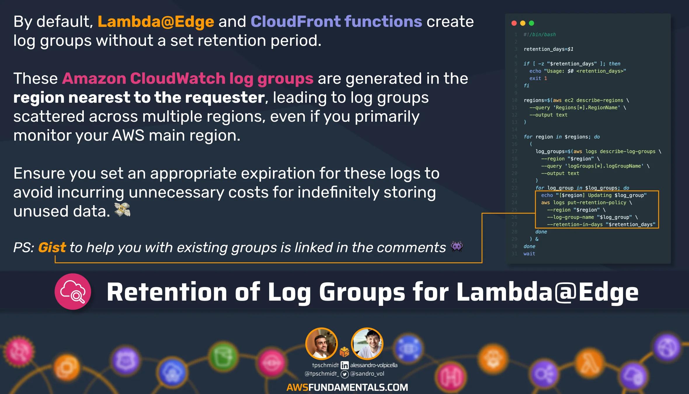 CloudWatch Edge Retention