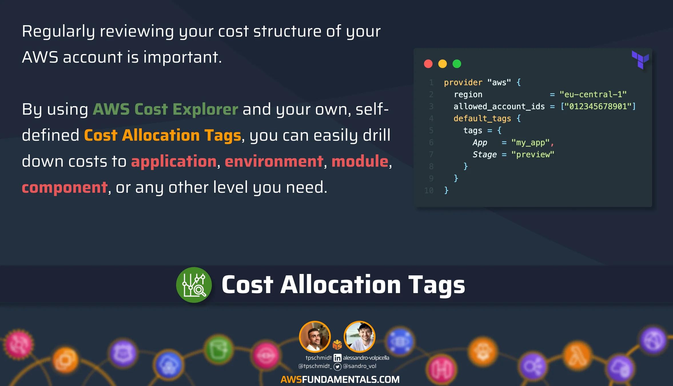 Cost Explorer Allocation Tags