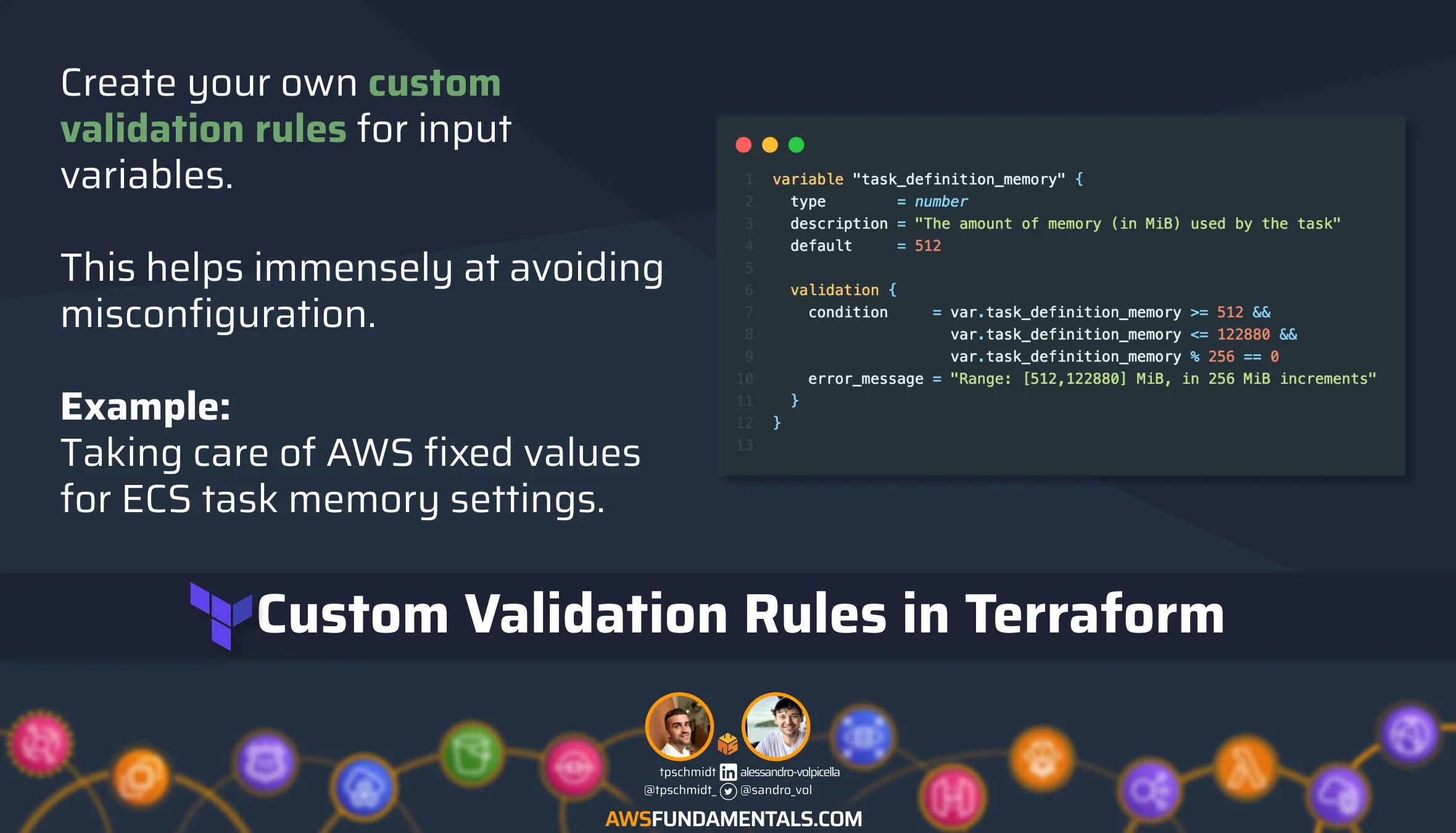 Terraform Custom Validation Rules