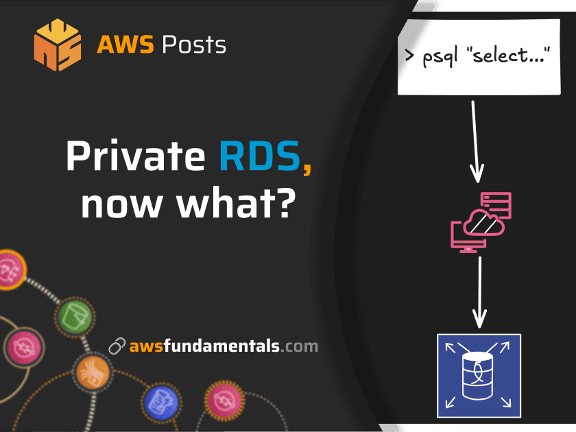 You put your database in a private subnet. Good luck connecting to it.