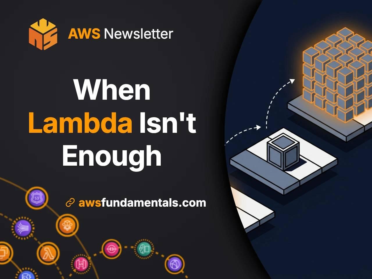 When does serverless stop being the answer?