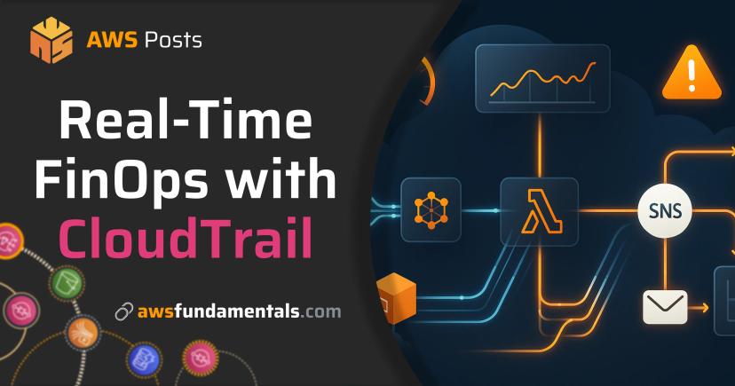 AWS FinOps - Real-Time Cost Monitoring with CloudTrail and EventBridge AWS FinOps - Real-Time Cost Monitoring with CloudTrail and EventBridge