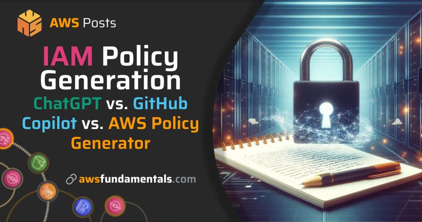 Creating IAM Policies with Ease: ChatGPT vs. GitHub Copilot vs. AWS Policy Generator Creating IAM Policies with Ease: ChatGPT vs. GitHub Copilot vs. AWS Policy Generator