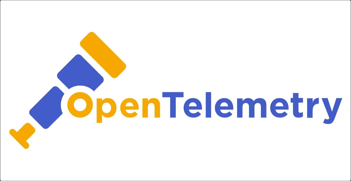 OpenTelemetry logo. The project was announced at KubeCon 2019. OpenTelemetry logo. The project was announced at KubeCon 2019.