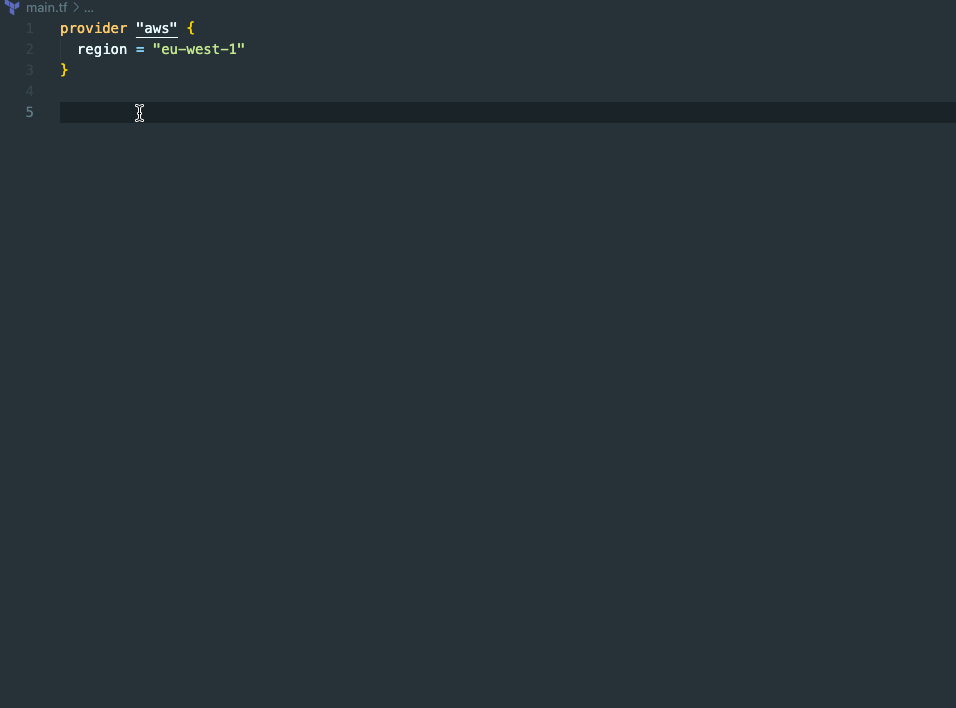 Creating IAM policies with GitHub Copilot through descriptive Comments.