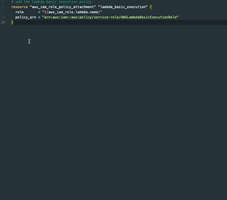 Iterating through IAM policies with GitHub Copilot to improve the results.